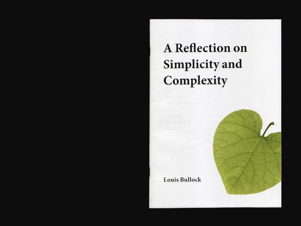 A Reflection on Simplicity and Complexity